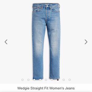 Levi's Wedgie Straight Fit High Rise Women's Jeans Size 29x28